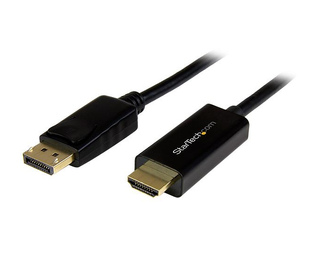 StarTech.com Câble DisplayPort vers HDMI 1m - 4K 30Hz - Adaptateur DP vers HDMI - Convertisseur pour Moniteur DP 1.2 à HDMI - Co