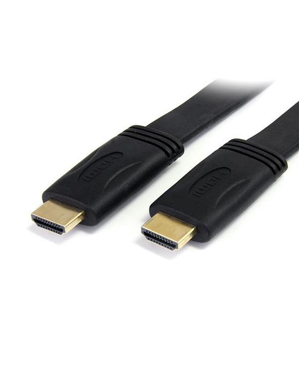 StarTech.com Câble plat HDMI haute vitesse Ultra HD 4K avec Ethernet de 5m - HDMI vers HDMI - M/M