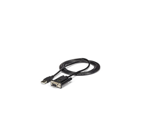 StarTech.com Câble Adaptateur USB vers RS232 Série - Câble DB9 Série DCE avec FTDI - Null Modem - USB 1.1 / 2.0 - Alimenté par B