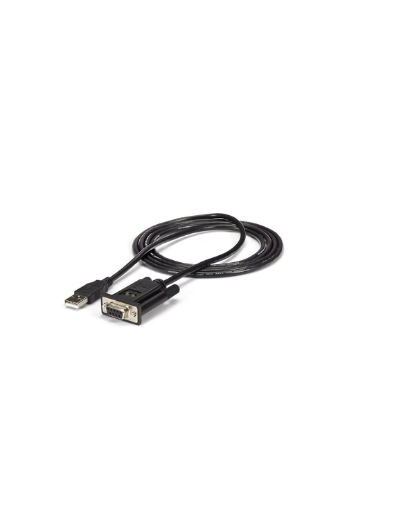 StarTech.com Câble Adaptateur USB vers RS232 Série - Câble DB9 Série DCE avec FTDI - Null Modem - USB 1.1 / 2.0 - Alimenté par B