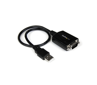 StarTech.com Câble Adaptateur de 30cm USB vers Série DB9 RS232 - Mémorisation de Port COM