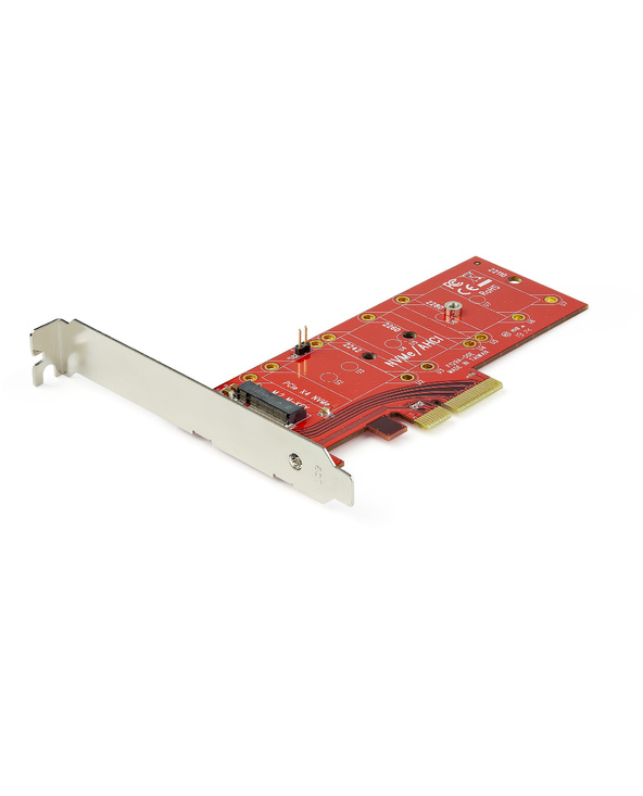 StarTech.com Adaptateur SSD PCIe M2 - x4 PCIe 3.0 NVMe / AHCI / NGFF / M-Key - Low Profile et Full Profile - Adaptateur SSD PCI 