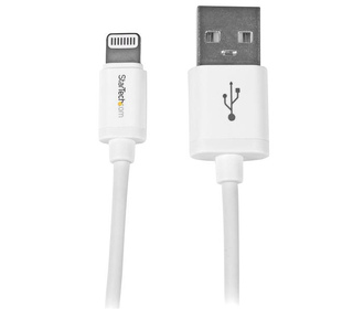 StarTech.com Câble Apple Lightning vers USB pour iPhone, iPod, iPad - 1 m Blanc