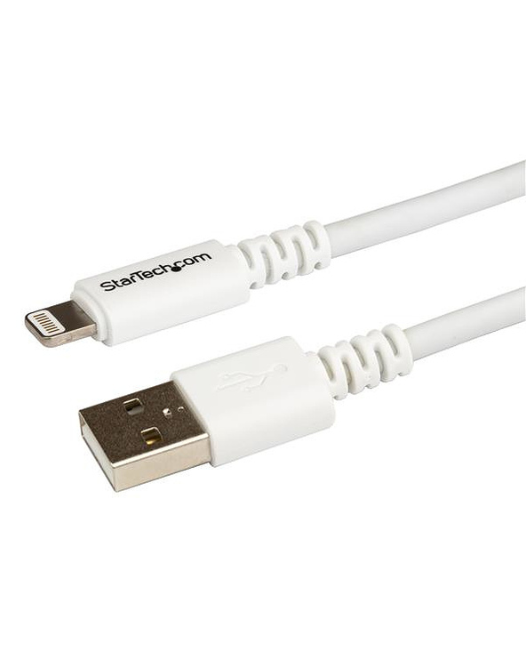 StarTech.com Câble Apple Lightning vers USB pour iPhone, iPod, iPad - 3 m Blanc