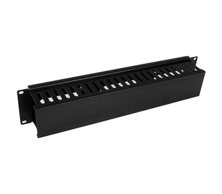 StarTech.com Panneau de gestion de câbles horizontal 2U pour rack de serveur - Guide pour câbles avec couverture