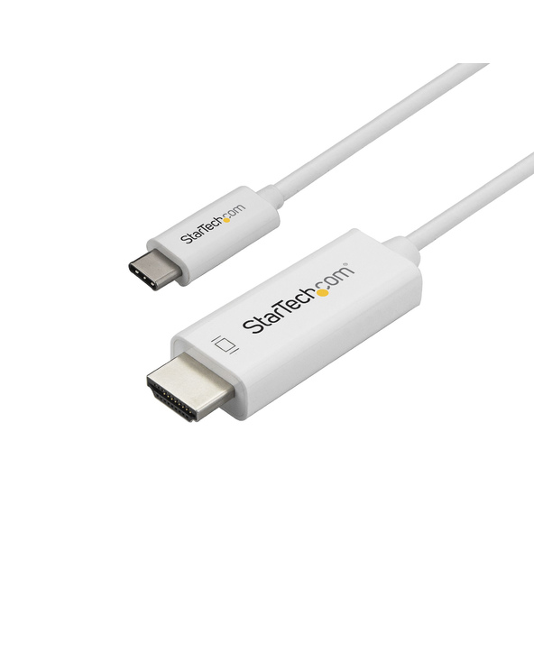 StarTech.com Adaptateur USB-C vers HDMI 2m - Câble Vidéo USB Type C vers HDMI 2.0 - 4K60Hz - Compatible Thunderbolt 3 - Converti