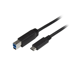 StarTech.com USB315CB2M câble USB 2 m USB 3.2 Gen 1 (3.1 Gen 1) USB C USB B Noir