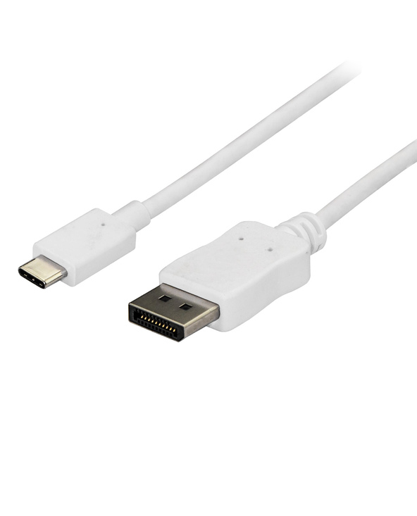 StarTech.com Câble adaptateur USB C vers DisplayPort de 1,8 m - 4K 60 Hz - Blanc