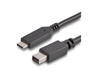 StarTech.com Câble adaptateur USB-C vers Mini DisplayPort 4K 60 Hz de 1,8 m en noir