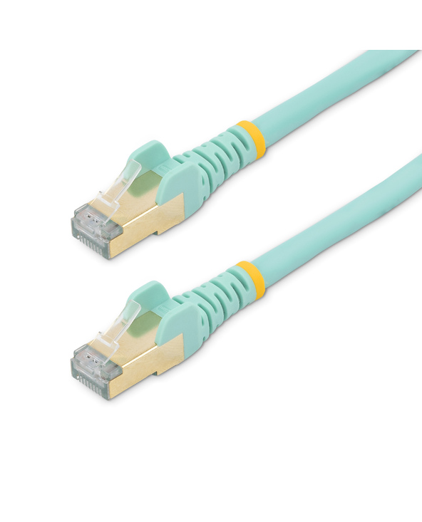 StarTech.com Câble réseau Cat6a STP blindé sans crochet de 2 m - Aqua