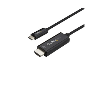 StarTech.com Adaptateur USB-C vers HDMI 3m - Câble Vidéo USB Type C vers HDMI 2.0 - 4K60Hz - Compatible Thunderbolt 3 - Converti
