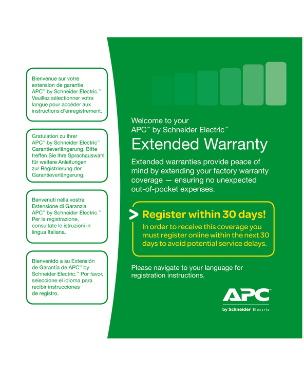 APC WBEXTWAR1YR-AC-03 extension de garantie et support