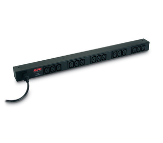 APC RACK PDU BASIC ZERO U 10A 230V unité de distribution d'énergie 15 sortie(s) CA 0U Noir