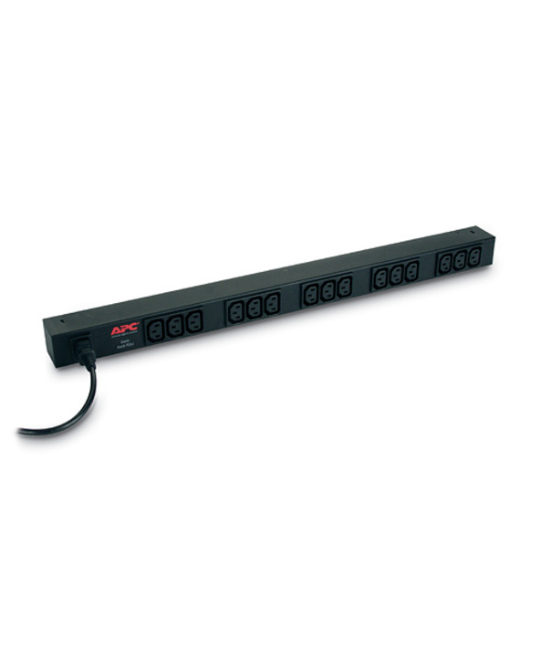 APC RACK PDU BASIC ZERO U 10A 230V unité de distribution d'énergie 15 sortie(s) CA 0U Noir