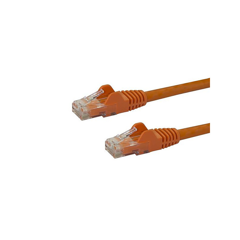 StarTech.com N6PATC10MOR câble de réseau Orange 10 m Cat6 U/UTP (UTP)