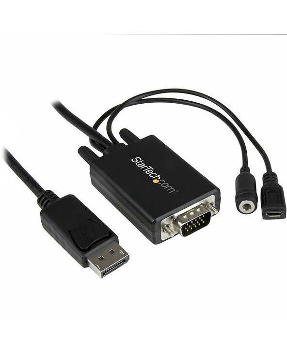 StarTech.com Câble adaptateur DisplayPort vers VGA de 3 m avec audio - M/M - 1920x1200 / 1080p
