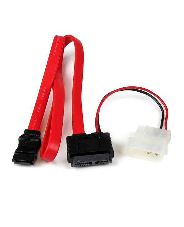 StarTech.com Câble Adaptateur Slimline SATA vers SATA avec Alimentation LP4 - 50 cm