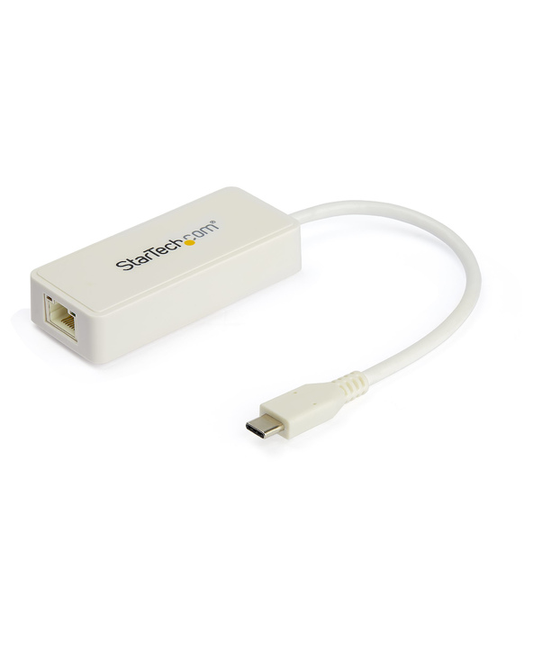 StarTech.com Adaptateur USB-C vers Gigabit Ethernet avec port USB-A - Adaptateur Réseau Blanc 1Gbps NIC USB 3.0/3.1 Type C - 1Gb