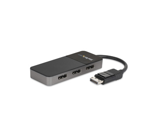 StarTech.com Répartiteur DisplayPort 1.4 à 3 ports, Adaptateur Multi-Moniteur DisplayPort vers 3x DP, Hub MST Triple pour Ordina