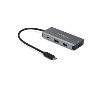 StarTech.com Hub USB-C à 4 Ports (10Gbps) avec 3x USB-A & 1x USB-C - Power Delivery Passthrough 100W - Adaptateur USB 3.2 Gen 2 