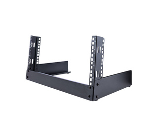 StarTech.com Rack 4U 19" à Cadre Ouvert - Rack Réseau Autoportant à 2 Montants pour Panneaux de Brassage/Données/Matériel Audiov