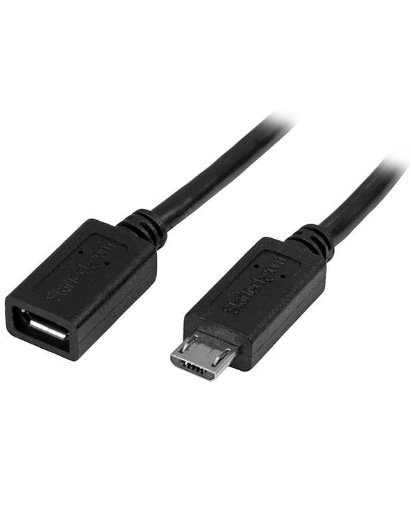 StarTech.com Câble d'extension Micro USB de 50 cm - M/F - Noir