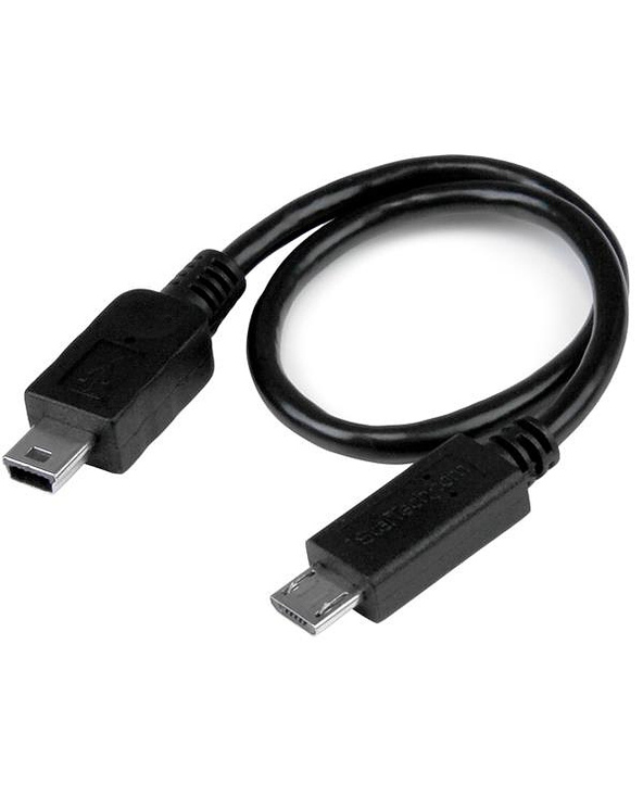 StarTech.com Câble USB OTG Micro USB vers Mini USB de 20 cm - M/M