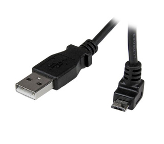 StarTech.com Câble Micro USB 1 m - A vers Micro B coudé 90° vers le haut