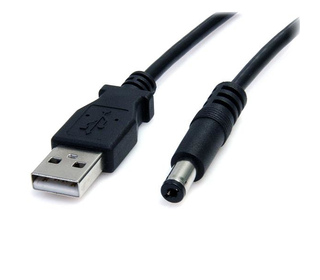 StarTech.com Câble d'alimentation USB vers prise DC de 91 cm - Cordon USB vers connecteur Type M 5V