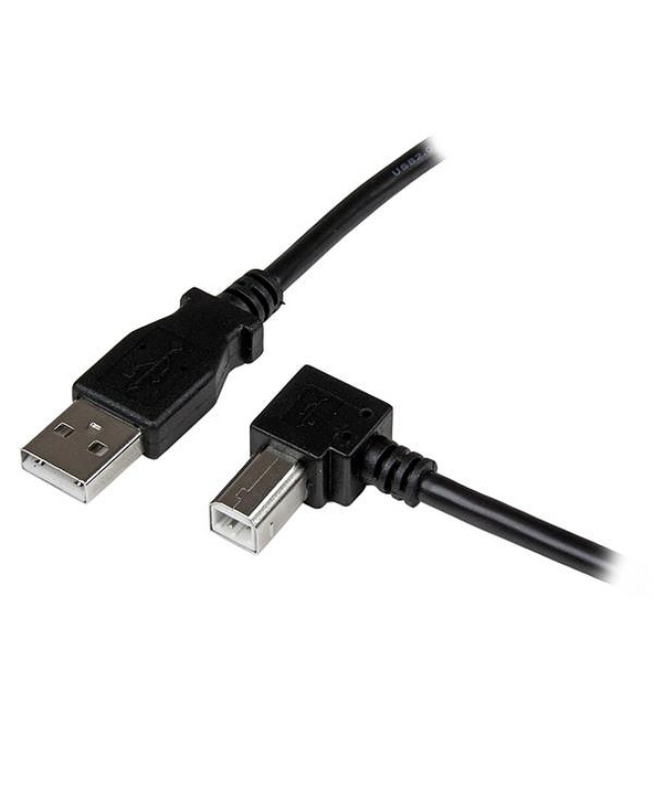 StarTech.com Câble USB 2.0 A vers USB B Coudé à droite Mâle / Mâle pour imprimante - 1 m - Noir