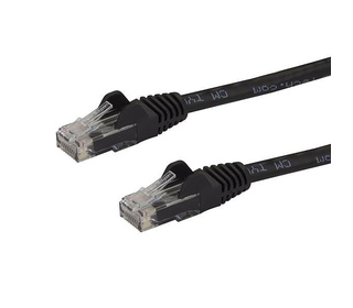 StarTech.com Câble réseau Cat6 Gigabit UTP sans crochet de 2m - Cordon Ethernet RJ45 anti-accroc - M/M - Noir