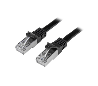 StarTech.com N6SPAT50CMBK câble de réseau Noir 0,5 m Cat6 SF/UTP (S-FTP)