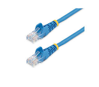 StarTech.com Câble réseau Cat5e UTP sans crochet de 2m - Cordon Ethernet RJ45 anti-accroc - M/M - Bleu