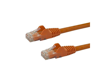 StarTech.com Câble réseau Cat6 Gigabit UTP sans crochet de 2m - Cordon Ethernet RJ45 anti-accroc - M/M - Orange