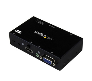 StarTech.com Switch 2x1 HDMI et VGA vers HDMI avec convertisseur VGA vers HDMI et commutation prioritaire - 1080p