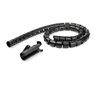 StarTech.com Gaine spirale range-câble Noir - 2,5 m - Diamètre de 25 mm