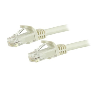 StarTech.com Cordon de raccordement UTP CAT6 (7,5 m) sans crochet - Câble patch RJ45 - Blanc