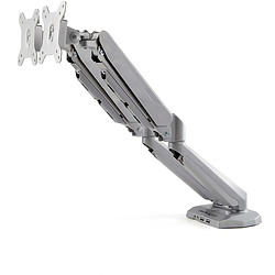 StarTech.com Double bras pour écrans PC - Double affichage - Avec 2x USB passthrough et 3,5 mm audio - Pour moniteurs VESA de 38