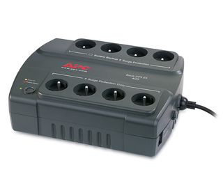 APC Back-UPS 400, FR alimentation d'énergie non interruptible Veille 0,4 kVA 240 W 8 sortie(s) CA