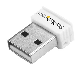 StarTech.com Mini Clé USB Sans Fil N 150 Mbps - Adaptateur USB WiFi 802.11n/g 1T1R - Blanc