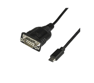 StarTech.com Câble Adaptateur USB-C vers Série de 40 cm - Convertisseur USB Type C vers RS232 (DB9) - Câble Série USB-C pour PLC