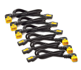 APC C13 - C14 (90 Deg), 1.8m, 6-pack Noir, Jaune 1,83 m Coupleur C13 Coupleur C14