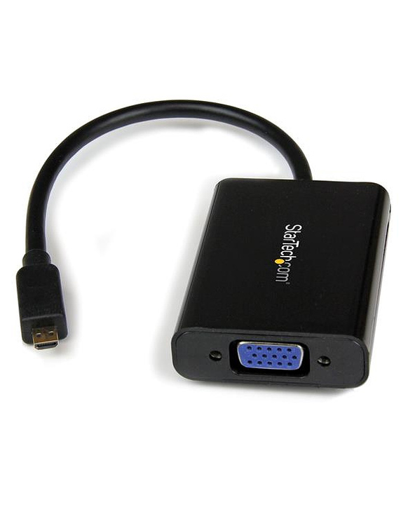 StarTech.com Câble Adaptateur Micro HDMI vers VGA avec Audio - Convertisseur Micro HDMI (M) vers VGA (F)