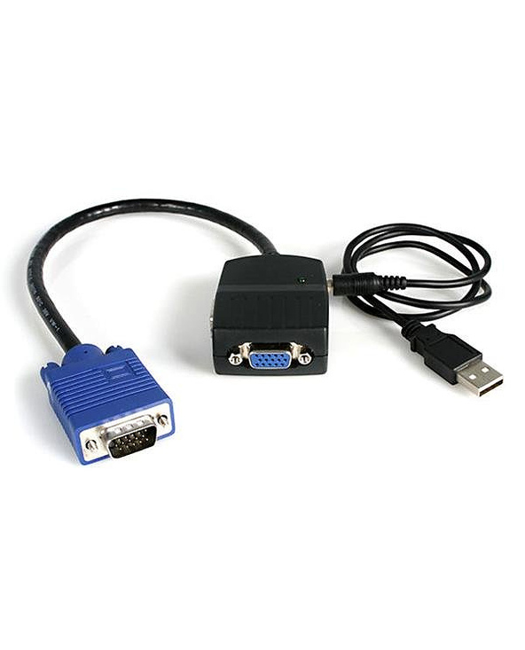 StarTech.com Câble répartiteur vidéo VGA alimenté par USB - 1x VGA (Mâle) vers 2x VGA (Femelle) - Noir