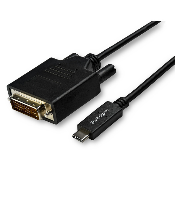 StarTech.com Câble USB-C vers DVI de 3m - Adaptateur Vidéo 1080p (Single Link) USB Type-C (DP Alt Mode HBR2) vers DVI-Digital - 