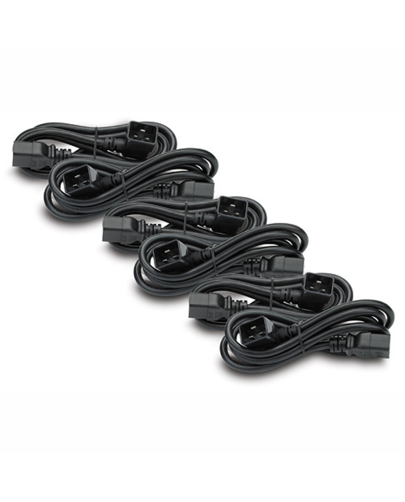 APC Power Cord Kit, 16A, 208/230V, C19 TO C20R, 4FT, 3L + 3R Noir 1,2 m
