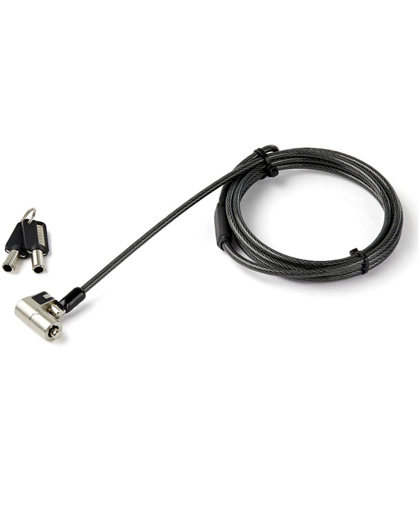 StarTech.com Câble de verrouillage à clé de 2 m pour ordinateur portable - K-Slot, Nano, Wedge Slot