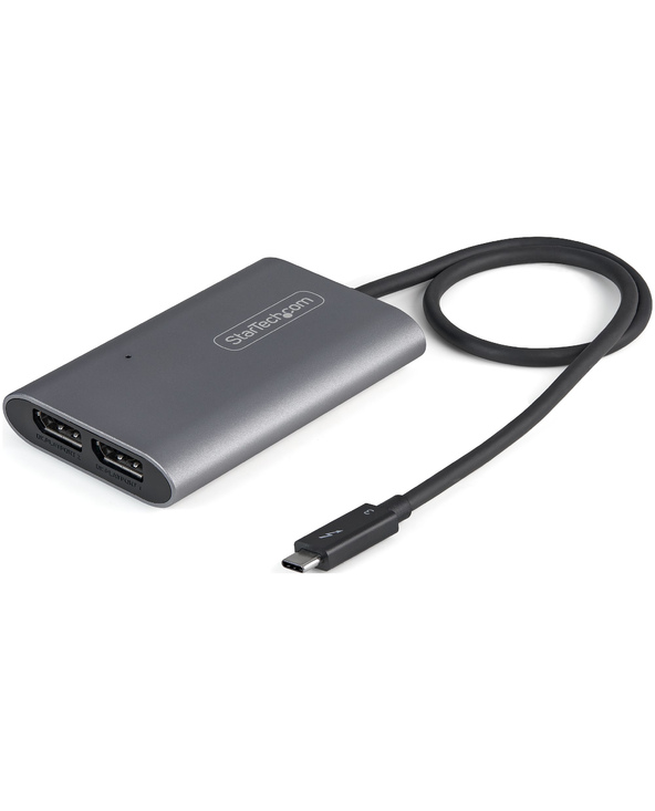 StarTech.com Adaptateur Thunderbolt 3 vers Dual DisplayPort DP 1.4 - Adaptateur Thunderbolt 3 vers Double 4K 60Hz DP ou Single V