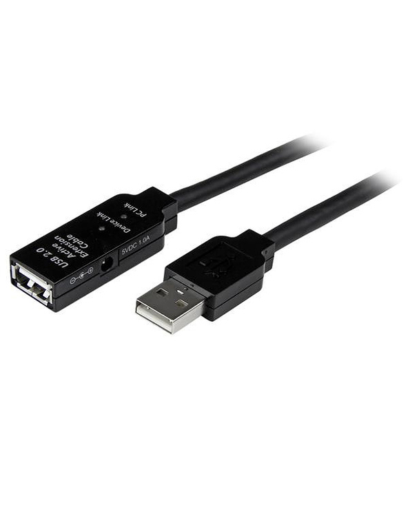 StarTech.com Câble d'extension USB 2.0 actif de 5m - Prolongateur / répéteur / rallonge USB - Mâle / Femelle