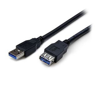 StarTech.com Câble d'extension USB 3.0 SuperSpeed de 2m - Rallonge USB A vers A - M/F - Noir